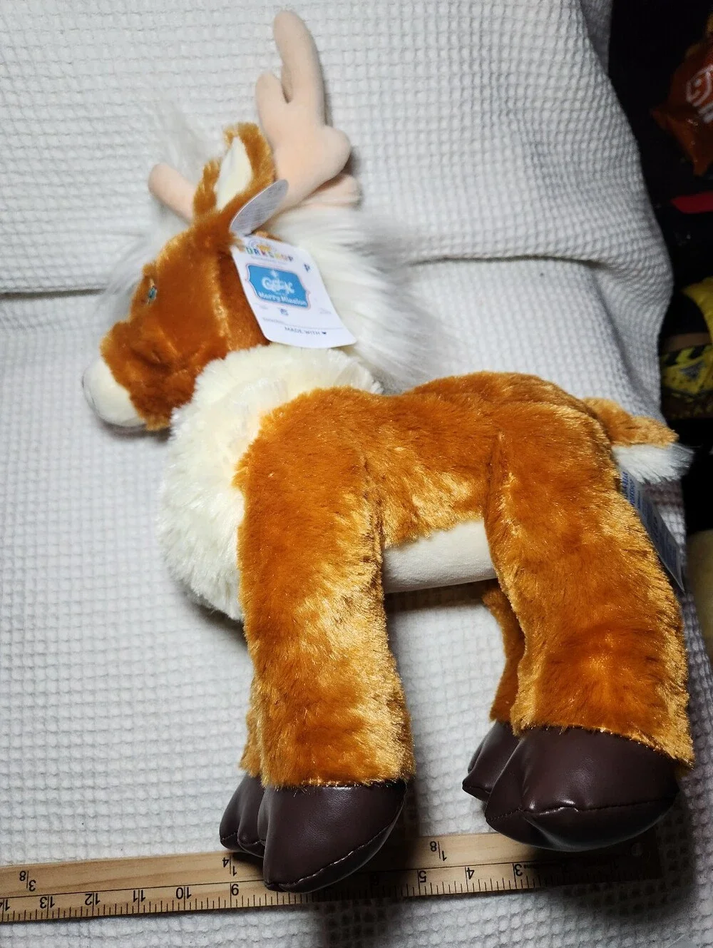 Build-A-Bear Workshop Brown Reindeer Plush - Soft Holiday Stuffed Animal NWT